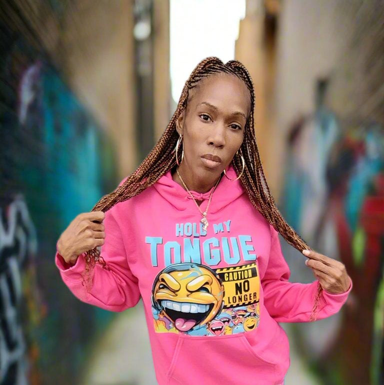 Tongue Hoodie – Speak Up. Stand Tall. Own Your Peace.